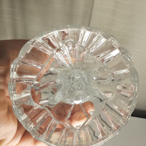 Vintage ST. GEORGE Holiday Elegance 24% Lead Crystal Angel Candlestick Holder - Picture 9 of 13